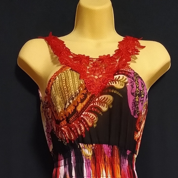 Unbranded Multicolored Maxi Halter Dress -- Final Price - Picture 5 of 13